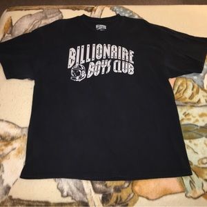 Billionaire Boys Club Mens XL Black Spellout Logo Tee